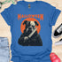 Halloween - V2 - Black and White Bulldog Face T-Shirt